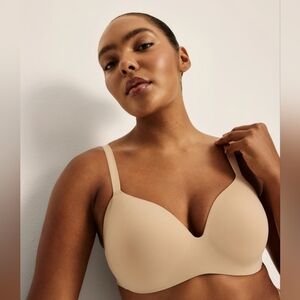 Knix WingWoman Contour Wirefree Bra in Warm Sand Nude Size 7, 36DD, 38DD